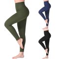 Women's Sports Elastic Yoga Trousers Leggings High Waist Stretch Yoga Pants Basic Fit Fitness Sport Running Leggings Sportswear.