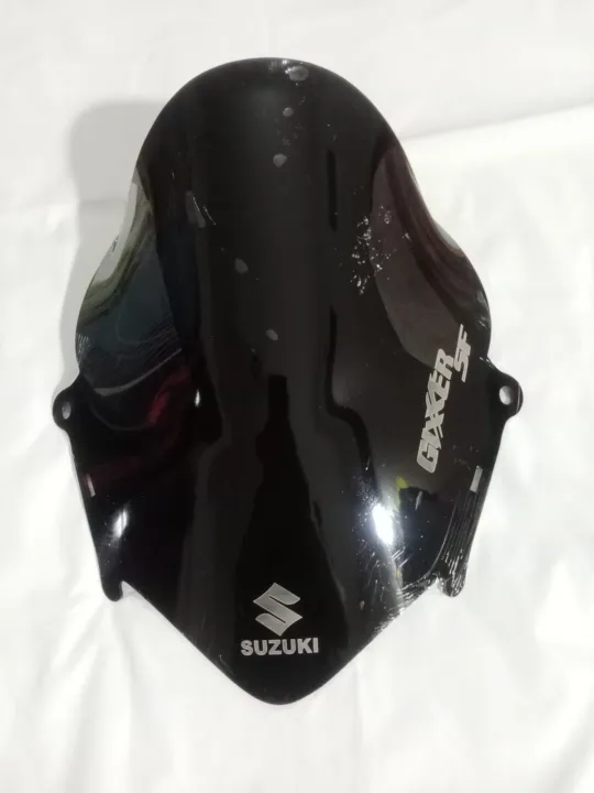 Motorcycle%20Windshield%20Windscreen%20Compatible%20for%20Gixxer%20SF%20New%20Model%20(Black)%20-%20Image%205