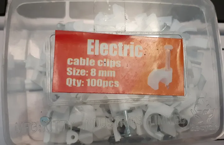 Electric%20Cable%20Clips%208mm%20(100pcs)%20-%20Image%202