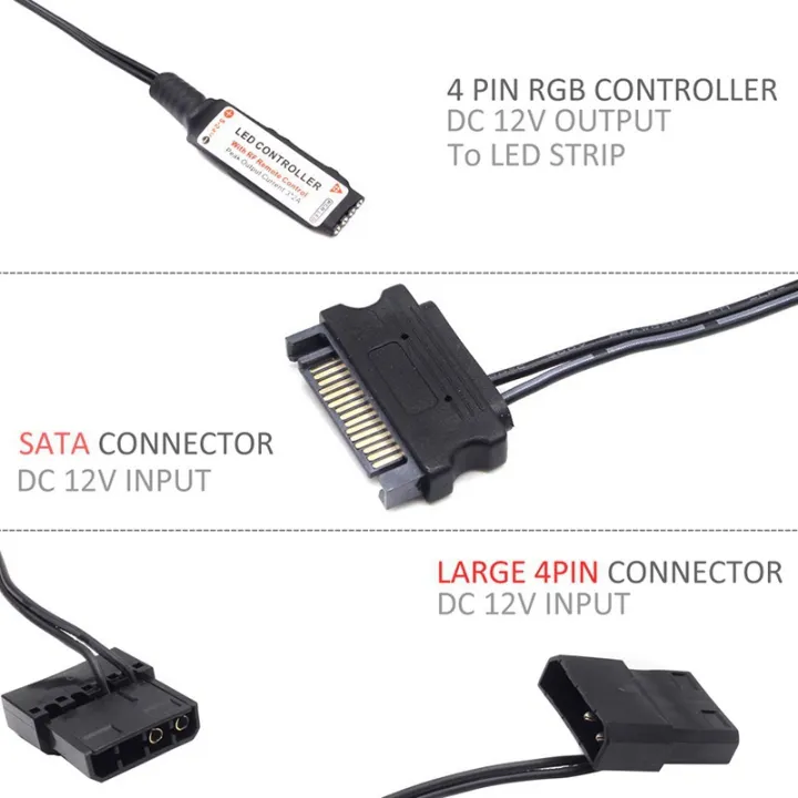 SATA%20RGB%20Controller%20for%20Computer%20Case%205050%20RGB%20LED%20Strip%20Light%20-%20Image%202