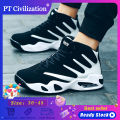 PT Civilization Men's Shoes New Trend Sports Shoes Rubber Bottom Air Cushion Plus Size Basketball Shoes Training Increased Shoes Wear-resistant.