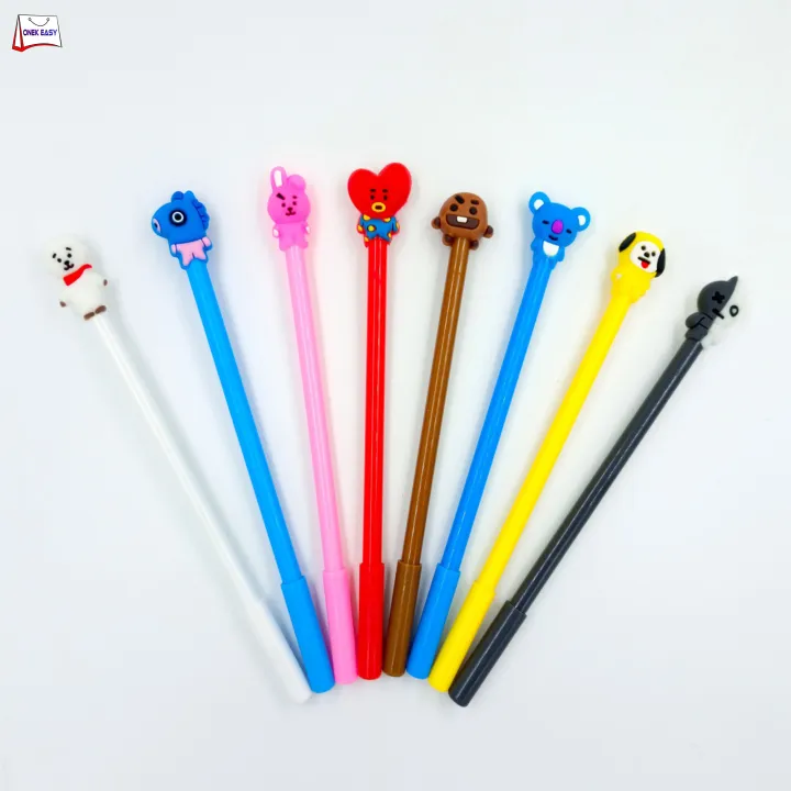BT21%20Pen%20Cartoon%20BTS%20Cute%20Ballpoint%20Pen%20-%20Full%20Set%208PCS%20-%20Image%204