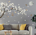 3D wall Sticker Self adhesive for Home decor - white flower tree branch. 