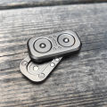 Owl Push Slider Fidget Slider Toy Adult Metal Fidget Toy Finger Push Spin Coins Decompression Toys EDC Gear Haptic Slider Gift. 