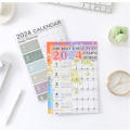 Wall Hanging Calendar Calendar Kawaii Yearly Planner Memo Pad Do List Calendar Agenda Calendar. 