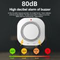 Tuya Smart Zigbee/Wifi Smoke Detector Smart Fire Fire Protection Home Security Alarm Sound Light Alarm APP Control. 