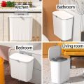 kitchen Hanging Trash Can with Lid Wall mounted Kitchen Garbage Cube For Cabinet Door Recycling Garbage basket. 