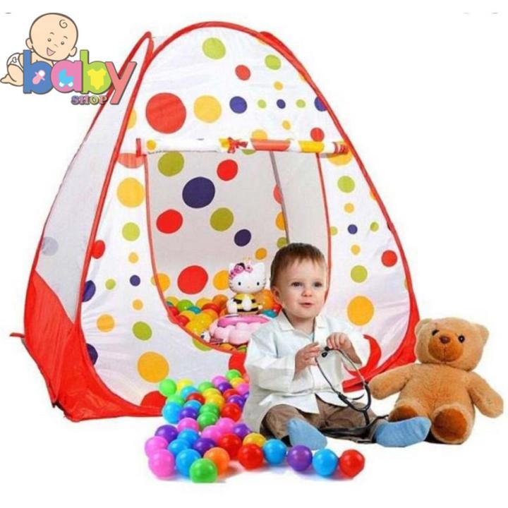 Tent Play Portable House with 50 Pcs Ball (84*84*92cm) Daraz