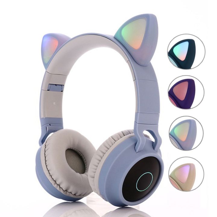 BT028C%20Cute%20Cat%20Ear%20Bluetooth%205.0%20Headphones%20Foldable%20Wireless%20Headphone%20with%20Mic%20(Red)%20-%20Image%206
