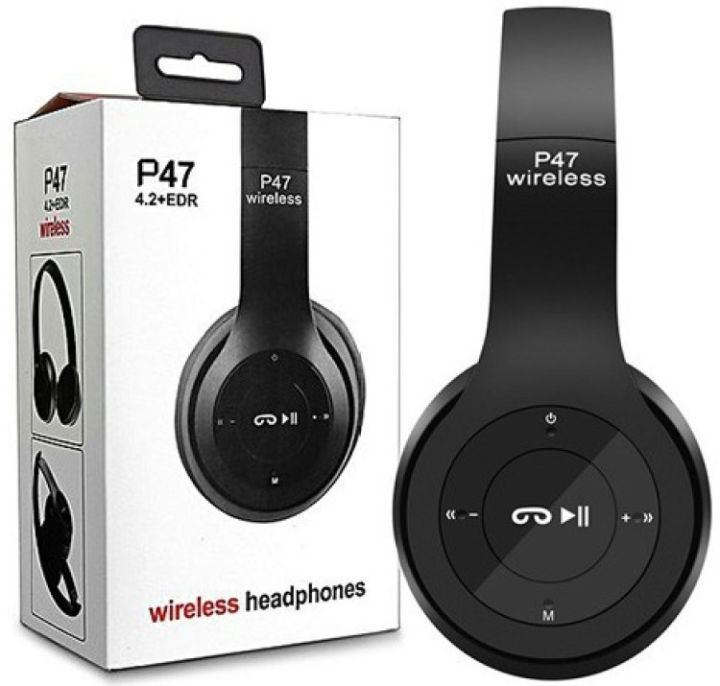 P47 Wireless Bluetooth Headphones In-Ear Stereo Earphones for Android Devices with High-Quality Audio Output