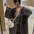 Wholesale Pink Bowling Niche Handbag Feeling Mini Bag Bag 2023 New Korean Version One Shoulder Crossbody Small Bag Woman. 