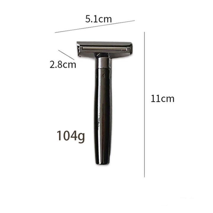 Whityle%20Adjustable%20Safety%20Razor%20Double%20Edge%20Shaving%20Razor%20With%20Auxiliary%20Rolling%20Axis%20For%20Man%2010%20pcs%20Blades%20Inside%20-%20Image%202