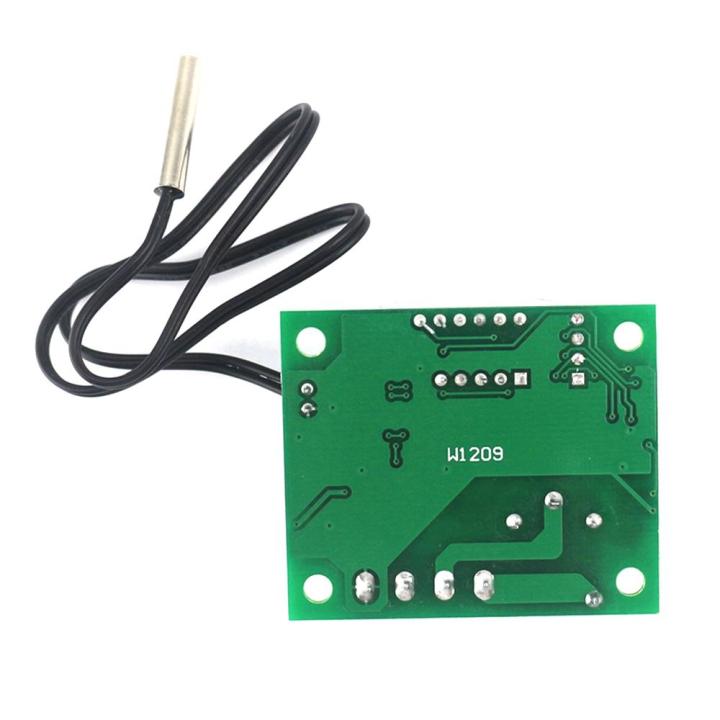 KOGEEK%20W1209%20Blue%20LED%20Digital%20Temperature%20Controller%20Board%20Micro%20Thermostat%20Electronic%20Temp%20Control%2012V%20DC%20Sensor%20Module%20Switch%20with%20One-channel%20Relay%20and%20Waterproof%20-%20Image%202