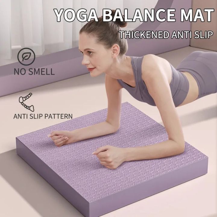 Balance Pad, Non-Slip Foam Mat Ankles Knee Pad Cushion for Core Balance and Strength Stability Training, Yoga Fitness