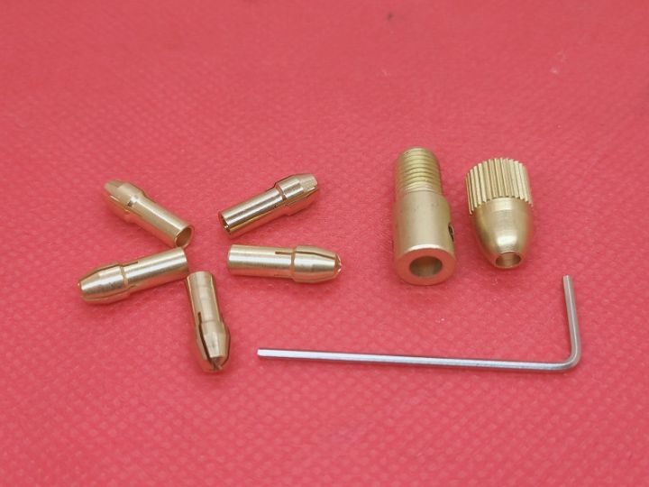 Small Drill Chuck Set 5mm Set 0.5-3.0mm drill collet for 775 DC Motor (only drill chuck)