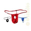 3 Pieces Men’s FrontHole Underwear Panties Without Trace T-shaped Back pants Micro Thongs Underpants Lingerie Stylish & Fashionable Seductive T-Back Panties For Mans From Shilpiana By Sewing Studio (Red, Black, White, Blue, Golden, Silver- Free Size).
