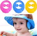 Children Shower Cap with Ear Protection Bath Caps Adjustable Soft Shampoo Bathing Hat Cap for Kids Toddler [Colour as per Stock] - 1Pcs. 