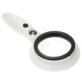 LED Magnifying Glass Interchangeable 2.5X/5X 12X Corcilar Reading Magnifier Handheld Loupe with 9 LED Light Magnifying Lens Portable for Book Maps Newspaper Reading Coins Jewelry Hobbies Crafts Seniors and Kids. 