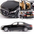 1:32 Toyota Crown Die Cast Alloy Car Toy Vehicles Metal Car 6 Doors Open Model Car Sound Light Toys For Gift.