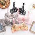 Women's Flowers Print Seamless Bra.
