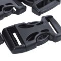 4pcs Plastic Side Quick Release Buckles Clip for 25mm Webbing Band Black -  black. 