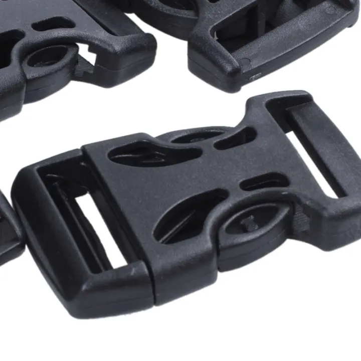 4pcs%20Plastic%20Side%20Quick%20Release%20Buckles%20Clip%20for%2025mm%20Webbing%20Band%20Black%20-%20%20black%20-%20Image%209