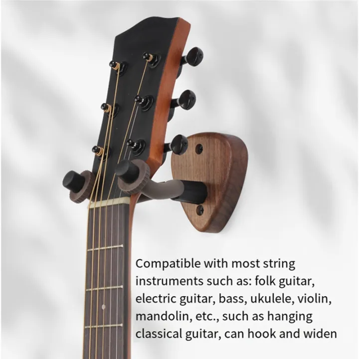 1%20PCS%20Wall%20Mount%20Guitar%20Hanger%20Hook%20Wood%20Base%20Banjo%20Bass%20Acoustic%20Electric%20Guitar%20Neck%20Holder%20Stand%20Beech%20Wood%20with%20Picks%20Slot,B%20-%20Image%206