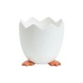 Kawaii Eggshell shape Pen Pencil Pot Pen Holder Stationery Storage Container Desk Organizer Cosmetic Storage Makeup Brush Bucket.