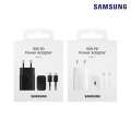 Original Showroom Samsung 15W Adaptive Fast Charger With Cable Type-C to Type-C.