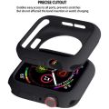 Apple Watch Series 1 2 3 4 5 6 SE 7 Soft Silicone Case Full Protection Case IWatch 41/45 MM Protection Bumper Cover Case. 