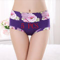 5pcs/Lot Panties For Woman Lingerie Underwear Women Printing Seamless Briefs Girls Panty Intimates Underpants Seamless. 