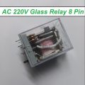 220V Thin Pin AC 220V 8 Thin Pin 10A 250VAC Glass Relay LY2 LY2NJ JQX-13F AC 220V Coil Power Relay Electromagnetic Relay 8 Pins DPDT 2NO 2NC AC-220V Relay Switches. 
