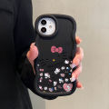 BILI for OnePlus Nord CE 2 5G Back Cover Cute Kitty Pattern Design Wavy Soft Silicone Mobile Phone Covers. 