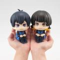 10cm Isagi Yoichi Doll Blue Lock Action Figures Q Version Chigiri Hyoma Bachira Meguru Nagi Seishiro Figure PVC Ornament Toys. 