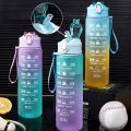 900/800ml Sports Water Bottle Motivational Water Bottle Leakproof Drinking Bottles Outdoor Travel Gym Fitness Jugs For Kitchen.