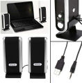 Cross-Border Computer Speaker Mini Audio Foreign Trade Popular Style USBNotebook Sound Box Power Mini Speaker. 