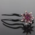 【beauty code store】AWAYTR Vintage Hair Accessories Crystal Hairpins U-Shape Hair Stick Pin Flower Hairpin Hairclips Fashion. 
