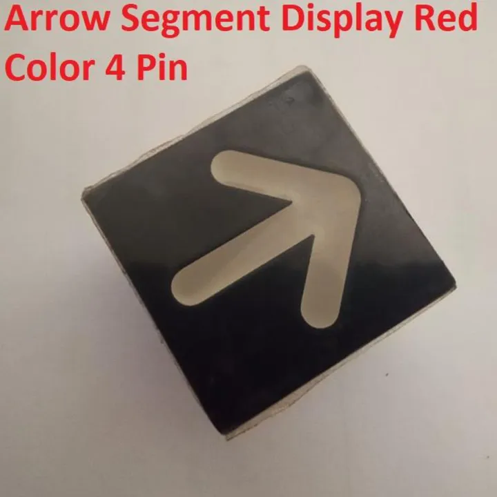 ARROW 22mm RED Color Arrow Segment LED Display 4 Pin Leads For Elevator ...