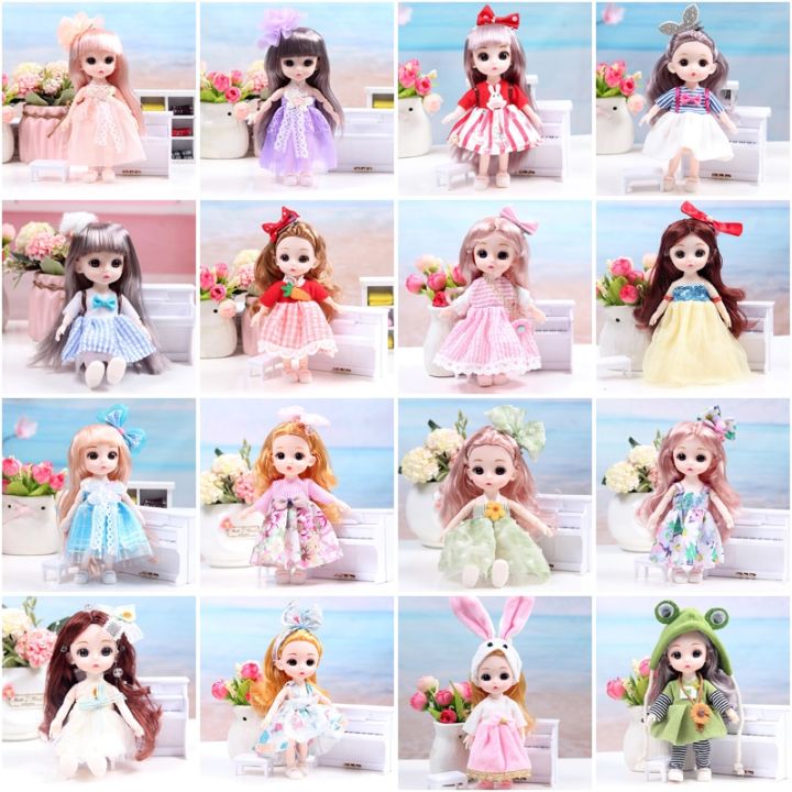 17cm%20Princess%20BJD%20Doll%20with%20Clothes%20and%20Shoe%20DIY%2013%20Movable%20Joints%20for%201/8%20Doll%20Fashion%20Dress%20up%20Model%20Girl%20Boy%20Gift%20Child%20Toys%20-%20Image%203