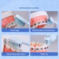 2 In 1 Toothbrush Toothpaste Set Portable Mini Small Integrated Toothbrush Dental Cleaning Appliance. 