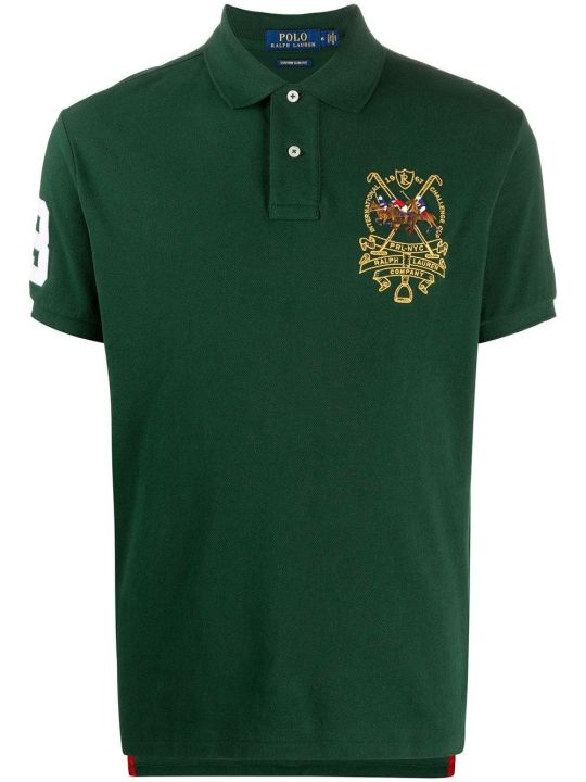 RL%20Men's%20Custom%20Triple%20Pony%20Embroidered%20Short-Sleeved%20Polo%20Shirt%20-%20Image%204