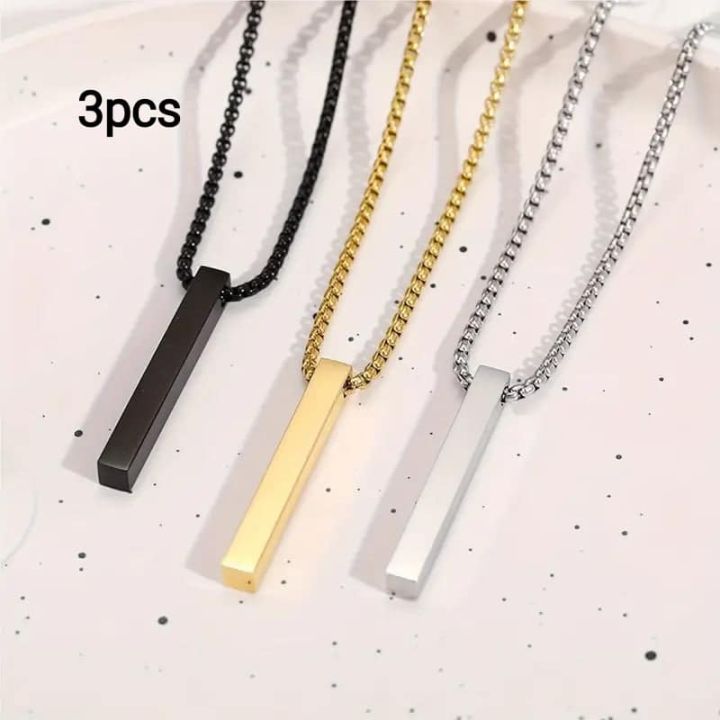 New And Good Quality Collier Neck Chain for Men & Boys - Stainless Steel - Long Necklace - Pendant - Locket - Accessories for Everyday Wear