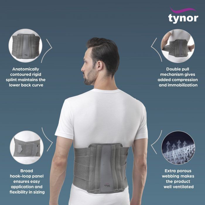 tynor%20Lumbar%20Corset%20Belt%20Contoured%20L.S.%20Support%20Belt%20For%20Beck%20Pain%20-%20Image%204