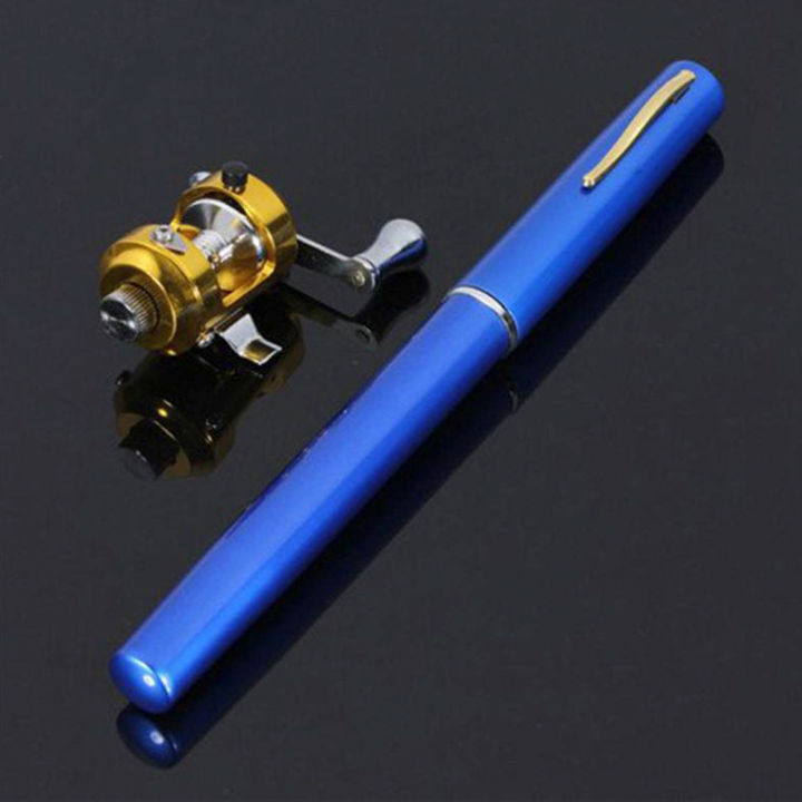 Color Portable Pocket Telescopic Mini Fishing Rod Pole Pen