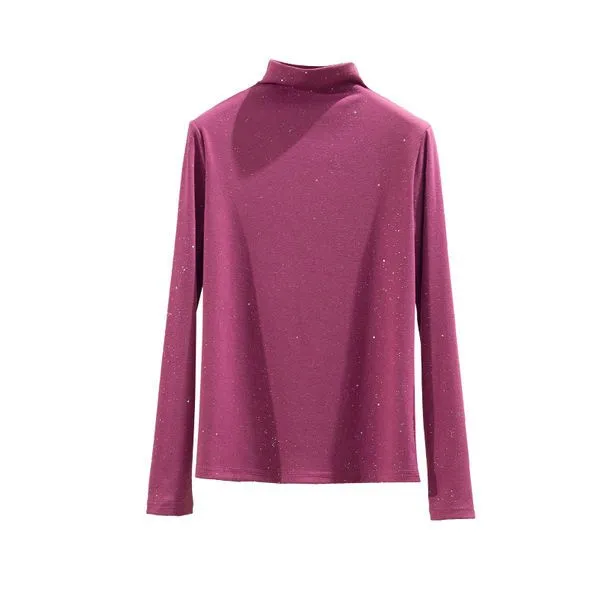 Double-Sided%20Dralon%20Bottoming%20Shirt%20Women's%20Half%20Turtleneck%20Autumn%20and%20Winter%20Shiny%20Long%20Sleeve%20T%20T-shirt%20Solid%20Color%20Slim%20Fit%20Warm%20Inner%20Wear%20Blouse%20-%20Image%206
