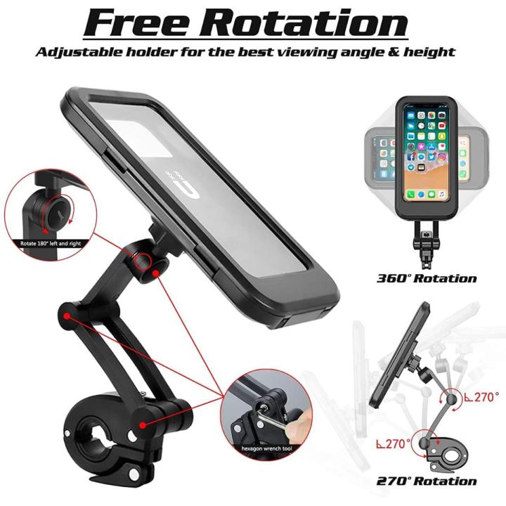 Mobile Phone Holder For Bike/Cycle free rotation 360 degree