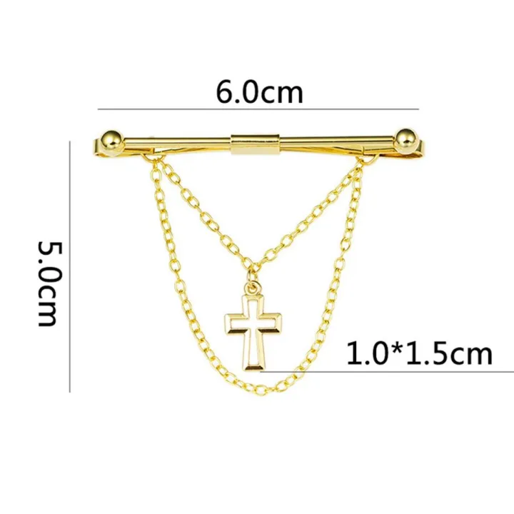 Delicate%20Elegant%20Non-injury%20Clothing%20Cross%20Pendent%20Multi-color%20Prevent%20Exposure%20Alloy%20Women%20Collar%20Bar%20Men%20Collar%20Clip%20Tie%20Clip%20Neckwear%20Accessories%20-%20Image%202