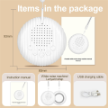 White Noise Sound Machine, Portable Sound Machine Baby, Travel Sound Machine, Noise Canceling Travel Sound Machine for Nursery.