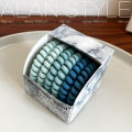 Simple and durable 6 Root Frosted Phone Line Hair Ring High Elastic Rubber Band Female Hair-Binding Ponytail Hair String Elegant Hair Accessories. 