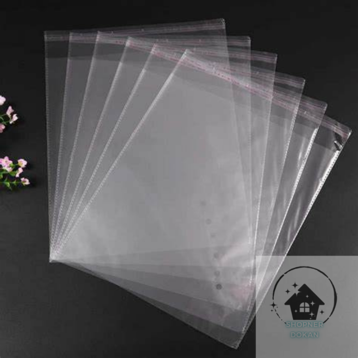 50%20Pieces%20(12"x18")%20Transparent%20Crystal%20Cellophane%20%20Extra%20Adhesive%20Large%20Poly%20Bag%20-%20Image%204